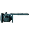 DIN Forged Steel Reduced Bore Flange Connection End Ball Valve